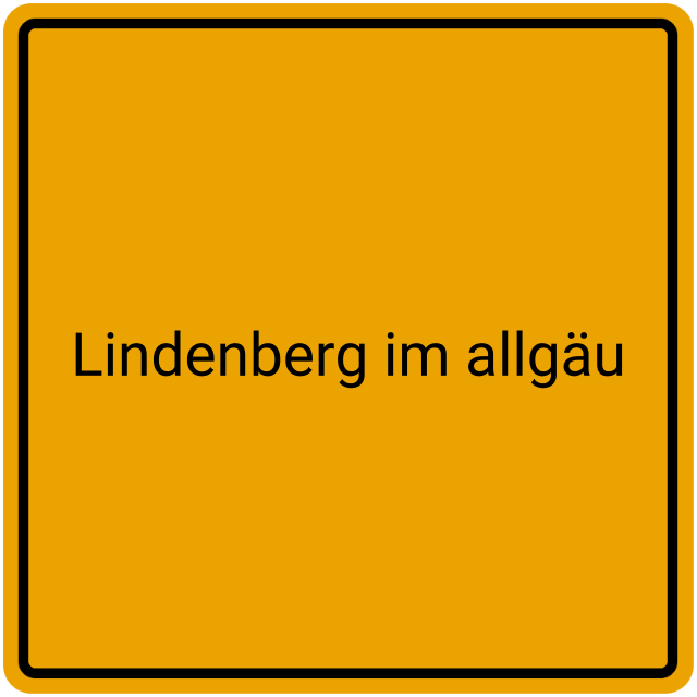 Meldebestätigung Lindenberg im Allgäu